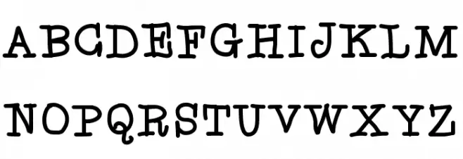 Aka-AcidGR-Serif Caratteri MAIUSCOLE