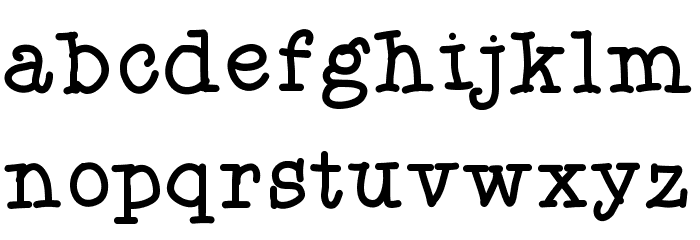 Aka-AcidGR-Serif Font LOWERCASE