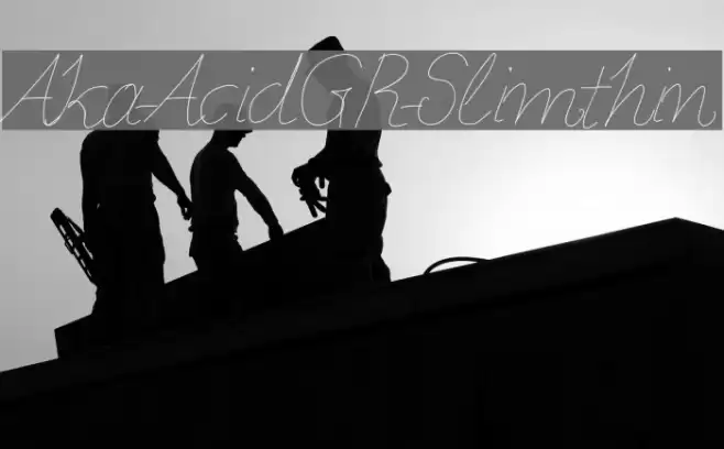Aka-AcidGR-Slimthin फ़ॉन्ट examples