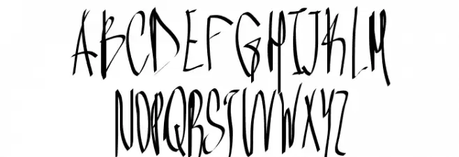 Aka-AcidGR-SocialRage Font Litere mari