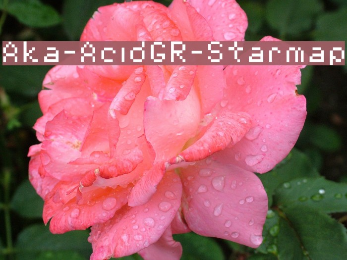 Aka-AcidGR-Starmap Font examples