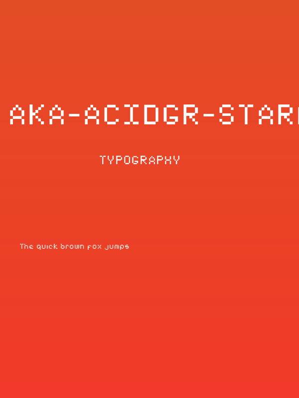 Aka-AcidGR-Starmap Poster