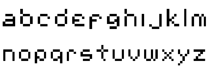 Aka-AcidGR-Starmap Font LOWERCASE