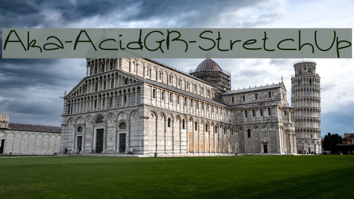 Aka-AcidGR-StretchUp Font examples