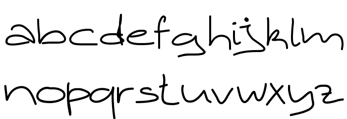 Aka-AcidGR-StretchUp Font LOWERCASE