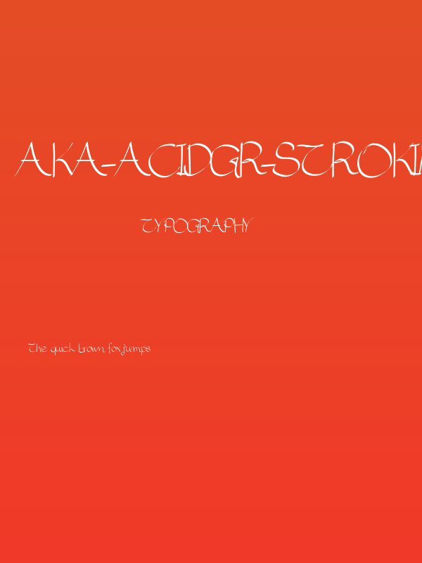 Aka-AcidGR-StrokingLines Poster