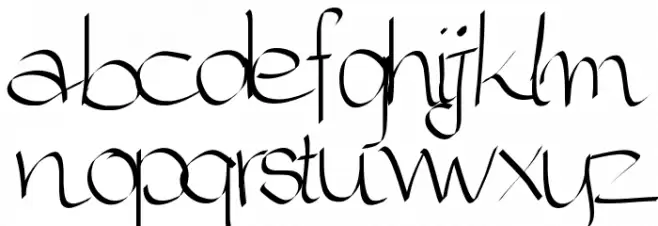 Aka-AcidGR-StrokingLines 字体 小写