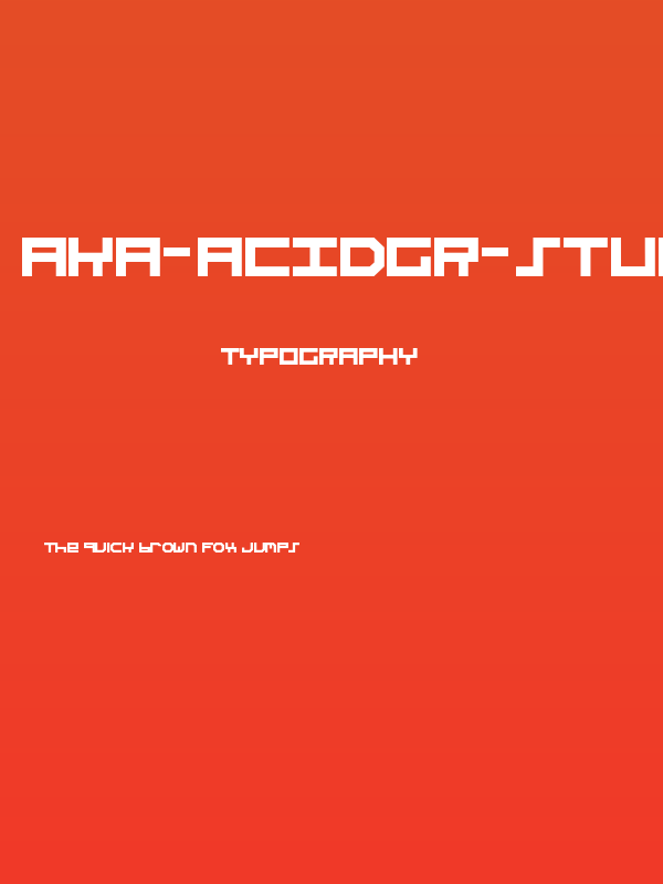 Aka-AcidGR-Stunt Poster