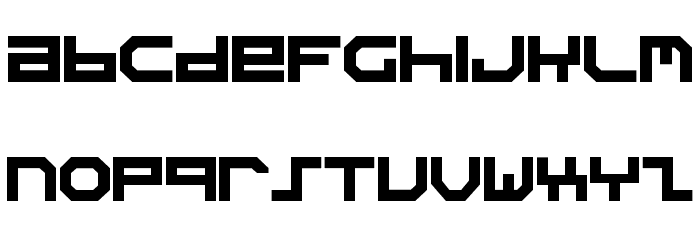 Aka-AcidGR-Stunt Font LOWERCASE