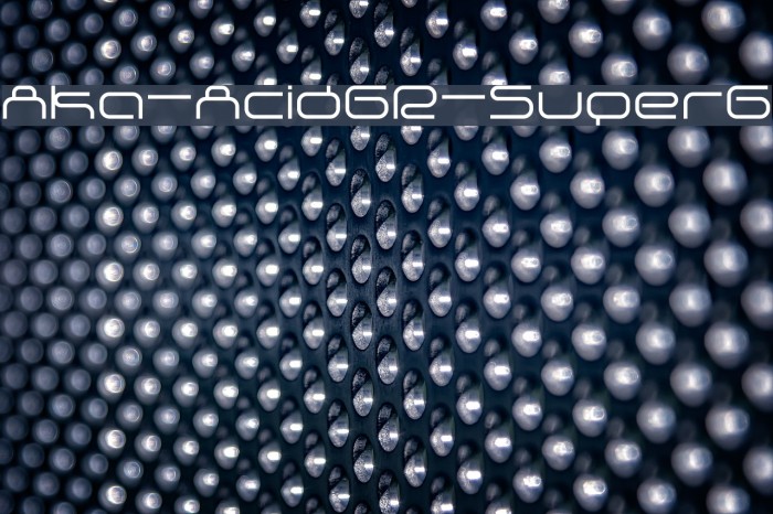 Aka-AcidGR-SuperG Font examples