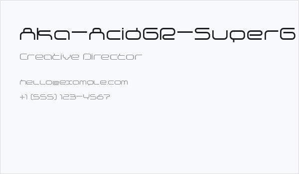 Aka-AcidGR-SuperG Business Card