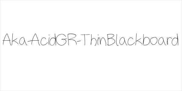 Aka-AcidGR-ThinBlackboard Logo
