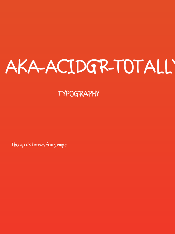 Aka-AcidGR-TotallyPlain Poster