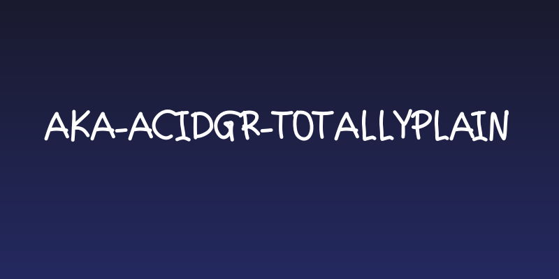 Aka-AcidGR-TotallyPlain Social Header