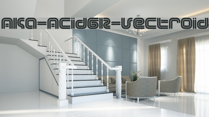 Aka-AcidGR-Vectroid Font examples