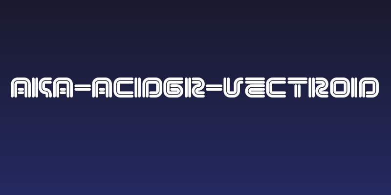 Aka-AcidGR-Vectroid Social Header