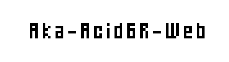 Aka-AcidGR-Web Font