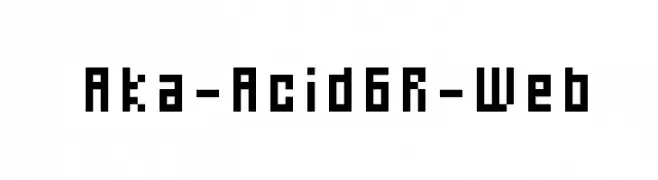Aka-AcidGR-Web  नि: शुल्क फ़ॉन्ट्स डाउनलोड