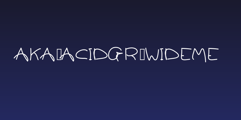 Aka-AcidGR-WideMe Social Header