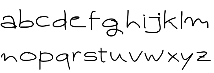 Aka-AcidGR-WideMe Font LOWERCASE