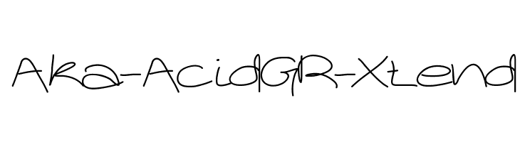 Aka-AcidGR-Xtend  les polices de caractères gratuit tlcharger
