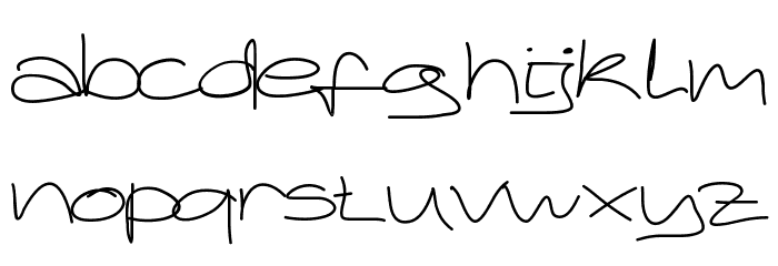 Aka-AcidGR-Xtend Font LOWERCASE