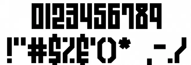 Aka-AcidGR-Zephyrea Font OTHER CHARS