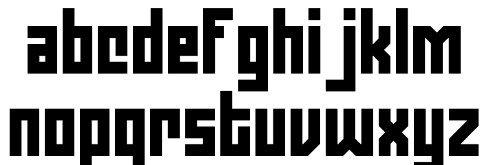 Aka-AcidGR-Zephyrea Font LOWERCASE