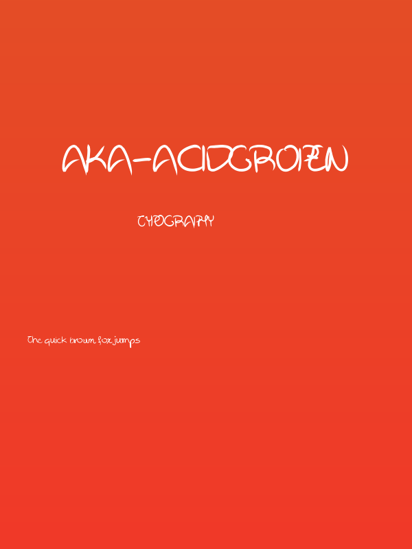Aka-AcidGROpen Poster