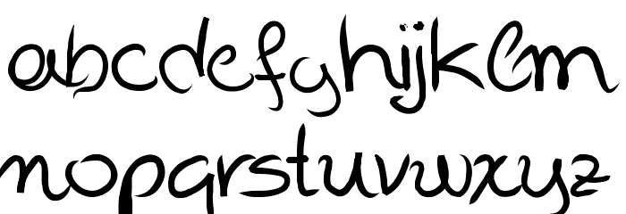Aka-AcidGROpen Font LOWERCASE