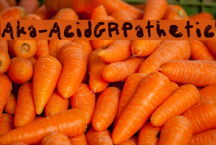 Aka-AcidGRPathetic Font examples