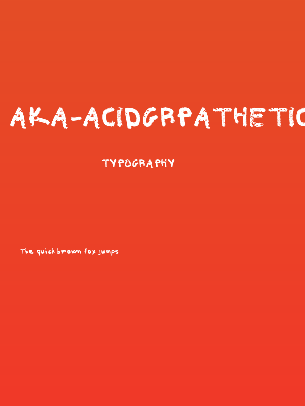 Aka-AcidGRPathetic Poster