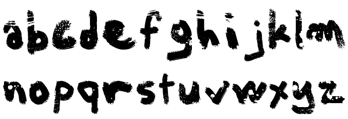 Aka-AcidGRPathetic Font LOWERCASE