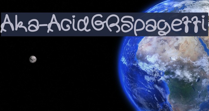 Aka-AcidGRSpagetti Font examples