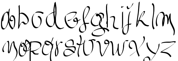 Aka-Acid_Knickknack Font LOWERCASE