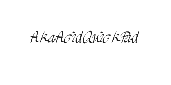 AkaAcidQuickPad Logo