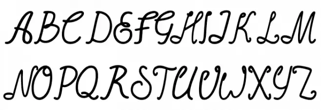 Akagami Font Litere mari