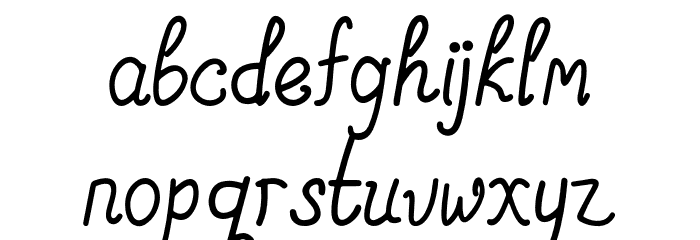 Akagami Font LOWERCASE