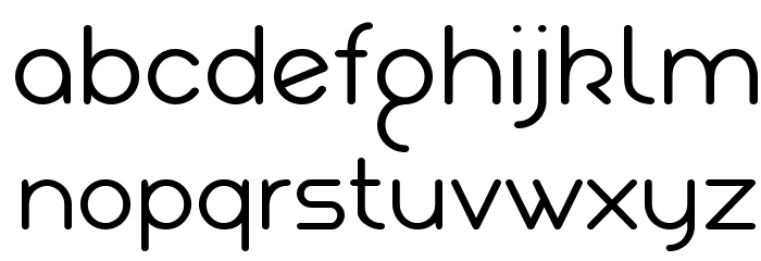 Akaju Light Font LOWERCASE