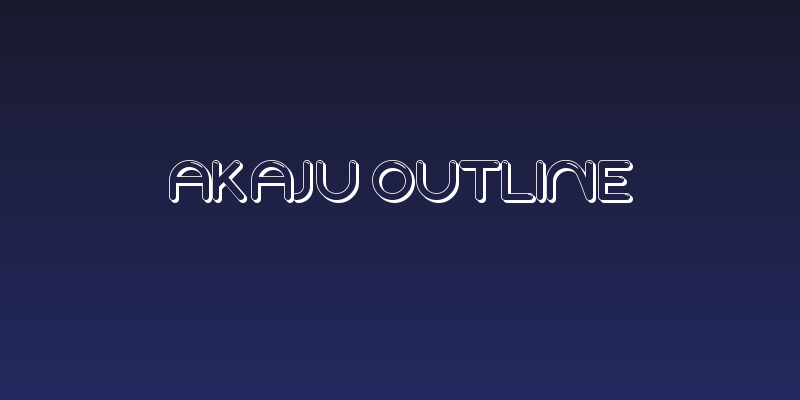 Akaju Outline Social Header