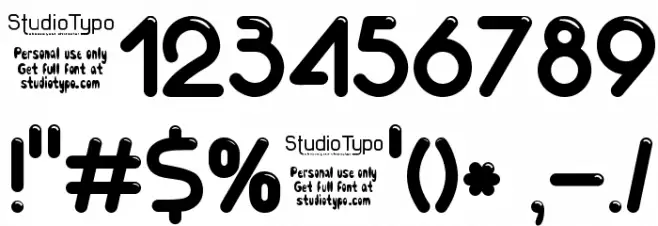 Akaju Font OTHER CHARS