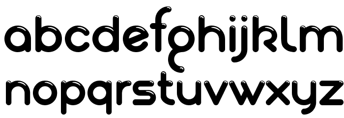 Akaju Font LOWERCASE