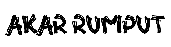 Akar Rumput  フリーフォントのダウンロード