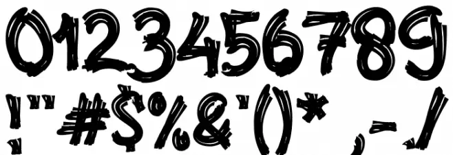 Akar Rumput Font OTHER CHARS