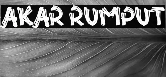 Akar Rumput Font examples
