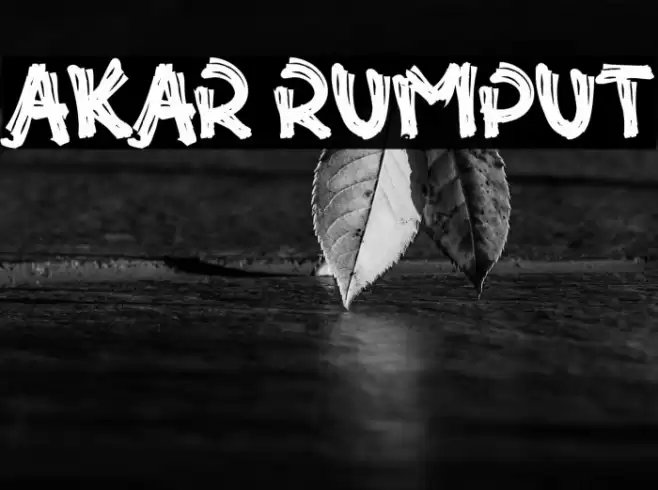Akar Rumput Font examples