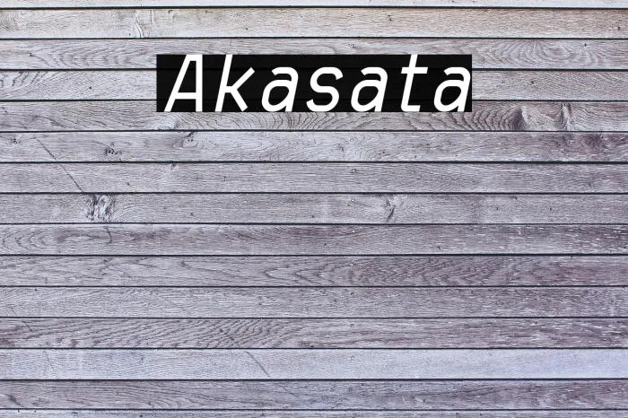 Akasha Italic Example 3