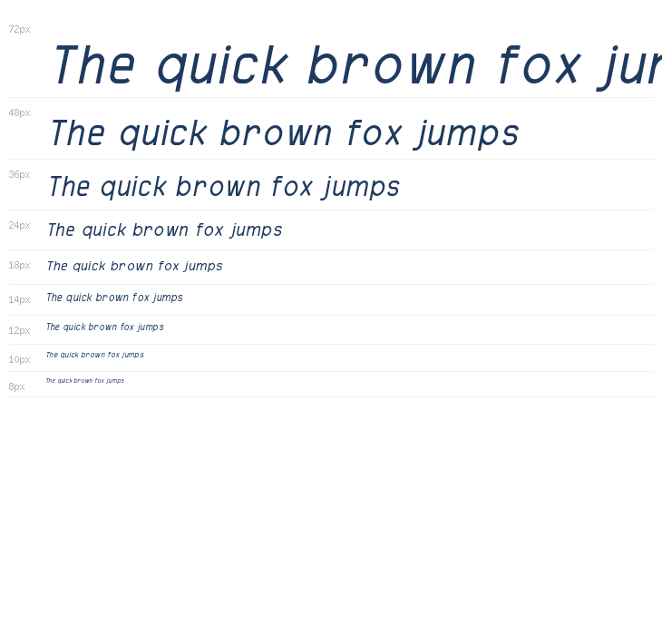 Akasha Italic Waterfall