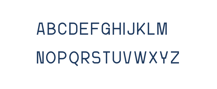 Akasha Regular Uppercase