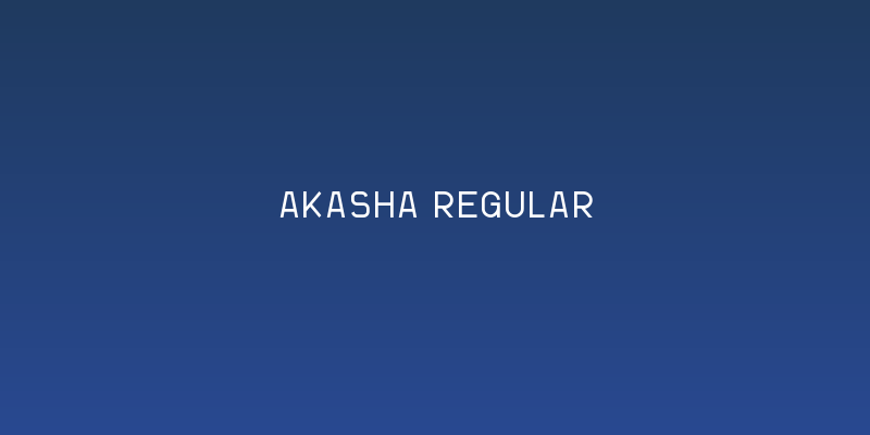 Akasha Regular Social Header